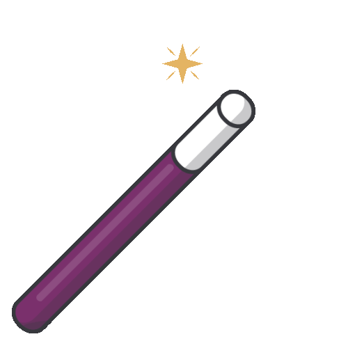 Extract Talent GIF - Magic Wand with visible sparkles
